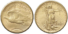 USA 20 Dollari 1909 S - KM 131 AU (g 33,43) Segno da contatto al R/

qSPL/SPL