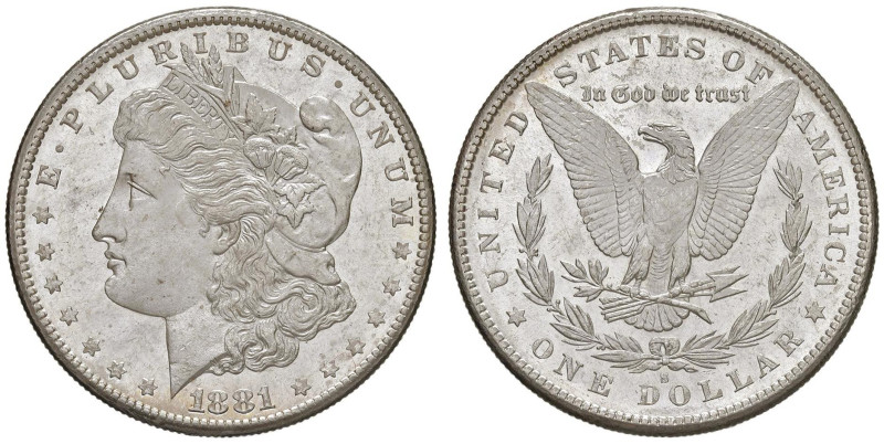USA Dollaro 1881 S - KM 110 AG (g 26,75)

FDC