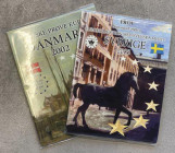 Euro pattern di fantasia Svezia e Danimarca 2002 - Lotto di due confezioni come da foto

FDC