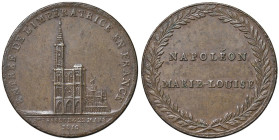 MEDAGLIE DI ETA’ NAPOLEONICA Napoleone I Medaglia 1810 Arrivo di Maria Luisa a Strasburgo AE (g 12,59 mm - Ø 32,15 mm)

qFDC