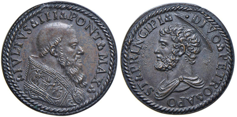 Giulio III (1550-1555) Medaglia senza data - San Pietro Apostolo e Principe - Op...