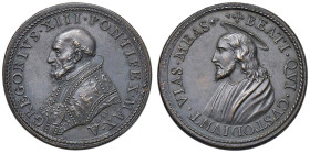 Gregorio XIII (1572-1585) Medaglia 1585 Per ricordare il Pontificato di Gregorio XIII - Opus: Lorenzo Fragni e Gianfederico Bonzagni - Modesti CNORP I...
