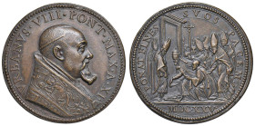 Urbano VIII (1623-1644) Medaglia 1625 An. XI - Riconio Posteriore - Apertura e Chiusura della Porta Santa - Opus: Gaspare Morone - AE (g 34,79 - Ø 40,...