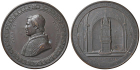 Pio IX (1846-1878) Medaglia 1851 - Restaurazione dell'altare papale a San Giovanni in Laterano - Opus: N. Cerbara e G. Bianchi - Bartolotti 4; Mazio 6...