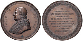 Pio IX (1846-1878) Medaglia 1877 - Cinquantesimo anniversario della consacrazione episcopale di Pio IX - Opus G. Bianchi e F. Speranza - Bartolotti M ...