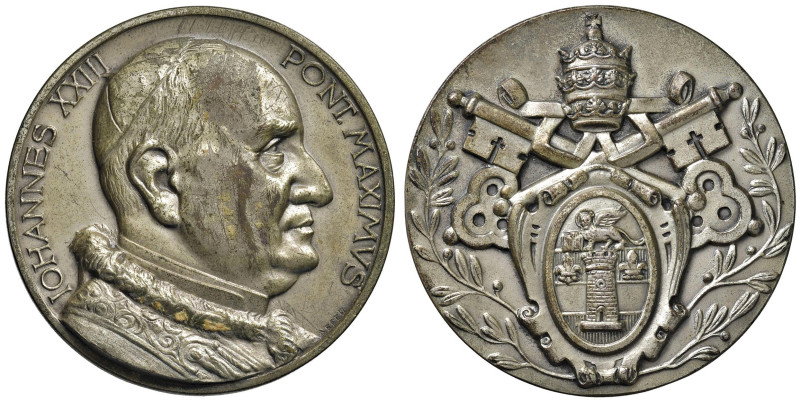Giovanni XXIII (1958-1963) Medaglia coniata senza data (1958) Elezione al Pontif...