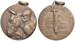 MEDAGLIE FASCISTE Medaglia 1934 Adunata annuale Alpini - AE (g 20,94 - Ø 35 mm)

qFDC