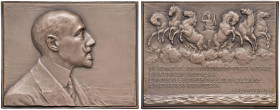 MEDAGLIE FASCISTE Placchetta s.d Gabriele D'Annunzio - Opus: Meazza - AE (g 74,82 - Ø 70x47 mm)

FDC