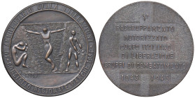Sassu Aligi (1912-2000) Medaglia coniata 1985 Quarantesimo anniversario della Liberazione 1945-1985 - Opus: Aligi Sassu - AE (g.113 - Ø 62 mm) Colpett...