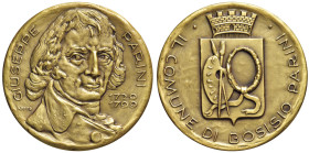Giuseppe Parini (1729-1799) Medaglia coniata senza data 1950 circa Il Comune di Bosisio in Riconoscenza a Parini - Opus: Costantino Affer - AE dorato ...