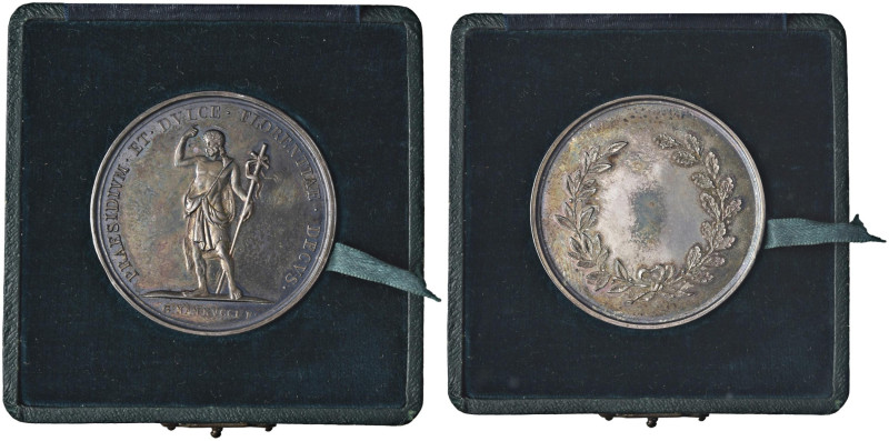 FIRENZE. Leopoldo II d'Asburgo Lorena (1824-1859) Medaglia coniata 1828 Premio d...