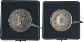 FIRENZE. Leopoldo II d'Asburgo Lorena (1824-1859) Medaglia coniata 1828 Premio della Società di San Giovanni Battista - Opus: G.Nannucci - Forrer IV, ...