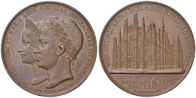 MILANO Ferdinando Maria Anna d'Austria Medaglia 1838 Opus: Loos AE (g 38,79 - Ø 42,68 mm)

qFDC