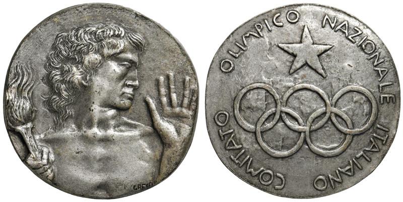 Comitato Olimpico nazionale Italiano (CONI) Medaglia s.d. - Opus: Greco MA (g 36...