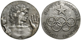 Comitato Olimpico nazionale Italiano (CONI) Medaglia s.d. - Opus: Greco MA (g 36,28 - Ø 51 mm)

FDC