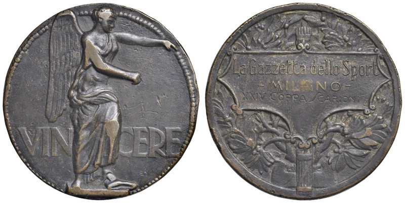 Medaglia della Gazzetta dello Sport con dedicata XXIV COPPA SCARIONI - AE (g 49,...