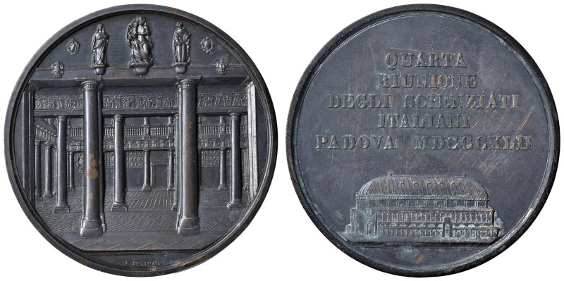 PADOVA Medaglia 1842 IV riunione degli scienziati italiani - Opus: Putinati - Pe...