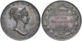 Parma Maria Luigia d'Austria (1815-1847) Medaglia ufficiale coniata, emessa nel 1816 per ricordare l'ingresso di Maria Luigia nel Ducato opus: Santare...