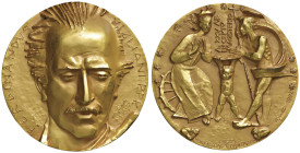 Angelo Grilli (1932-2015) Medaglia coniata 1992 Ferdinando Vigliani, per i suoi XXV anni di inseganmento - Opus: A.Grilli, edizione degli stabilimenti...