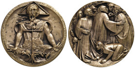 Angelo Grilli (1932-2015) Medaglia coniata 2013 Anno della Fede, il Miracolo della Emorroissa - Opus: A.Grilli, edizione degli stabilimenti Stefano Jo...