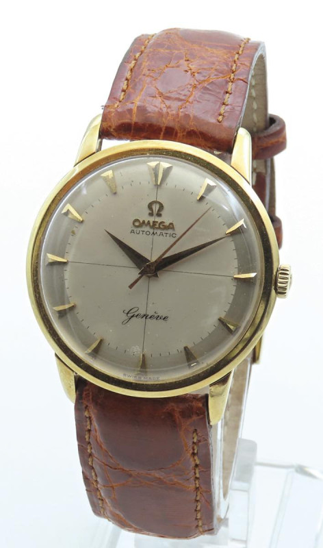 OMEGA Genève Movimento a carica automatica. Cassa in oro giallo con diametro da ...