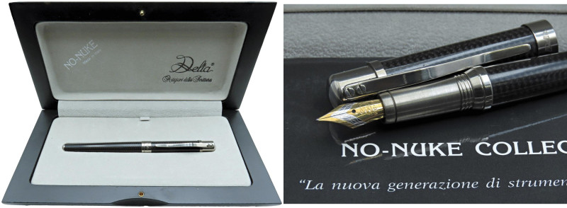 DELTA No-Nuke Collection -Penna Stilografica- Numero di serie 092. Corpo in fibr...