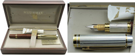 WATERMAN Man America 1492 -Penna Stilografica- Realizzata per il 500° anniversario della scoperta dell’America. Edizione limitata 0242/1300. Corpo in ...