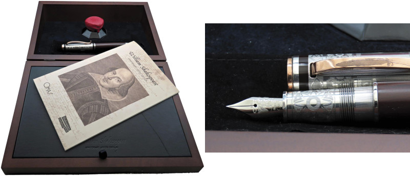 OMAS William Shakespeare -Penna Stilografica- Edizione limitata a 450 esemplari ...