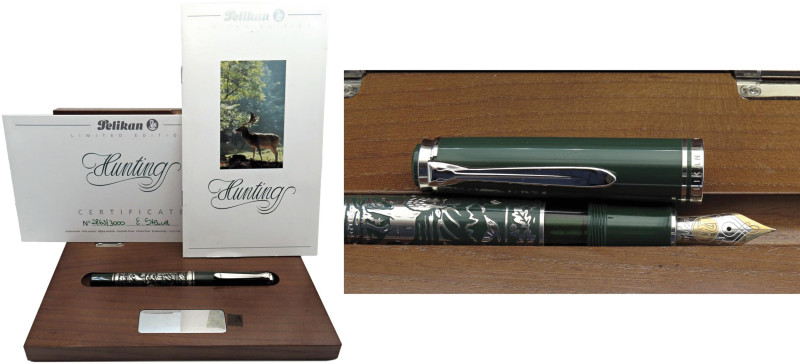 PELIKAN Hunting -Penna Stilografica- Edizione limitata 2863/3000. Corpo in resin...