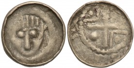 Medieval coins 
POLSKA/POLAND/POLEN/SCHLESIEN/GERMANY/TEUTONIC ORDER

Wladislaw I Herman (1081-1102). Denar ok. 1090-1110, Wroclaw 
Aw: Głowa św. ...