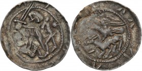 Medieval coins 
POLSKA/POLAND/POLEN/SCHLESIEN/GERMANY/TEUTONIC ORDER

Wladislaw ll Wygnaniec (1138-1146). Denar 
Aw.: Rycerz z mieczem nad jeńcem....