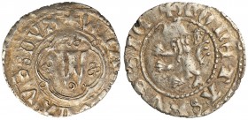 Medieval coins 
POLSKA/POLAND/POLEN/SCHLESIEN/GERMANY/TEUTONIC ORDER

Wladislaw Opolczyk (1371-1379). Kwartnik ruski RARITY R6 
Aw.: Litera W w ro...