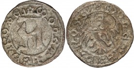 Medieval coins 
POLSKA/POLAND/POLEN/SCHLESIEN/GERMANY/TEUTONIC ORDER

Silesia, Duchy of Kozielskie. Konrad VII Biały (1416-1452) Halerz po 1439 r. ...