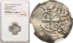 Medieval coins 
POLSKA/POLAND/POLEN/SCHLESIEN/GERMANY/TEUTONIC ORDER

Germany. Otto i Adelajda. Denar (983-91) NGC AU 
Aw.: Krzyż, w jego polach k...