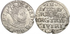 COLLECTION of Polish 3 grosze
POLSKA/ POLAND/ POLEN/ LITHUANIA/ LITAUEN

Stephan Batory. Trojak (3 grosze) 1585, Riga 
Mała wada krążka, ale monet...