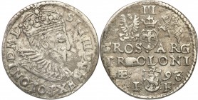 COLLECTION of Polish 3 grosze
POLSKA/ POLAND/ POLEN/ LITHUANIA/ LITAUEN

Sigismund III Vasa. Trojak (3 grosze) 1593, Olkusz 
Aw.: Głowa króla w pr...