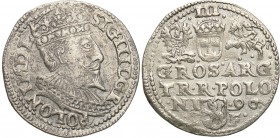 COLLECTION of Polish 3 grosze
POLSKA/ POLAND/ POLEN/ LITHUANIA/ LITAUEN

Sigismund III Vasa. Trojak (3 grosze) 1596, Olkusz 
Odmiana trojaka olkus...