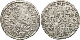 COLLECTION of Polish 3 grosze
POLSKA/ POLAND/ POLEN/ LITHUANIA/ LITAUEN

Sigismund III Vasa. Trojak (3 grosze) 1597, Olkusz 
Ładny egzemplarz, min...