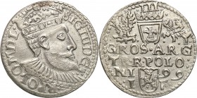 COLLECTION of Polish 3 grosze
POLSKA/ POLAND/ POLEN/ LITHUANIA/ LITAUEN

Sigismund III Vasa. Trojak (3 grosze) 1599, Olkusz 
Odmiana, w której na&...