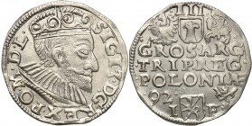 COLLECTION of Polish 3 grosze
POLSKA/ POLAND/ POLEN/ LITHUANIA/ LITAUEN

Sigismund III Vasa. Trojak (3 grosze) 1592, Poznan 
Szeroka twarz króla n...