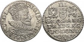 COLLECTION of Polish 3 grosze
POLSKA/ POLAND/ POLEN/ LITHUANIA/ LITAUEN

Sigismund III Vasa. Trojak (3 grosze) 1592, Malbork 
Odmiana z trójkątem ...