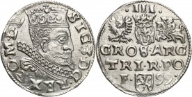 COLLECTION of Polish 3 grosze
POLSKA/ POLAND/ POLEN/ LITHUANIA/ LITAUEN

Sigismund III Vasa. Trojak (3 grosze) 1599, Wschowa 
Na awersie tytulatur...