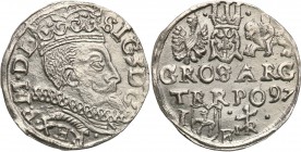 COLLECTION of Polish 3 grosze
POLSKA/ POLAND/ POLEN/ LITHUANIA/ LITAUEN

Sigismund III Vasa. Trojak (3 grosze) 1597, Lublin 
Rzadsza odmiana troja...