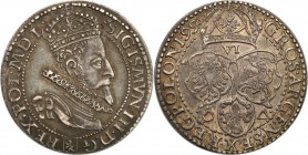 Sigismund III Vasa 
POLSKA/ POLAND/ POLEN/ LITHUANIA/ LITAUEN

Sigismund III Vasa. Szostak (6 groszy) 1599, Malbork 
Odmiana z małą głową króla.Ba...