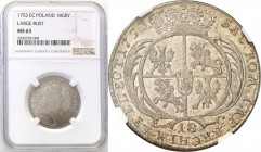 Augustus III the Sas 
POLSKA/POLAND/POLEN/SACHSEN/FRIEDRICH AUGUST II

Augustus III the Sas. Ort (18 groszy) 1753, Leipzig NGC MS63 (MAX) 
Najwyżs...