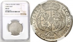 Augustus III the Sas 
POLSKA/POLAND/POLEN/SACHSEN/FRIEDRICH AUGUST II

Augustus III the Sas. Ort (18 groszy) 1756, Leipzig NGC MS64 (2 MAX) 
Druga...