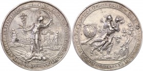 Medals
POLSKA/ POLAND/ POLEN/ LITHUANIA/ LITAUEN

Wladyslaw IV Vasa. Medal 1644 Danzig peace medal 
Aw.: Postacie alegoryczne Wojny i Pokoju w zwa...