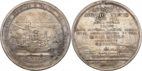 Medals
POLSKA/ POLAND/ POLEN/ LITHUANIA/ LITAUEN

Augustus III the Sas. Medal 1760 r., 100 years of peace in Oliwa 
Aw.: Widok miasta Gdańska z fo...