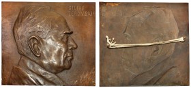 Medals
POLSKA/ POLAND/ POLEN/ LITHUANIA/ LITAUEN

II RP. Plakieta Stefan Zeromski Wladislaw Gruberski 1924 
Władysław Gruberski (1873-1933), rzeźb...