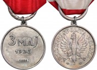 Medals
POLSKA/ POLAND/ POLEN/ LITHUANIA/ LITAUEN

Poland. II RP. Medal of May 3, silver 
Zachowane w idealnym stanie - z oryginalną, przedwojenną ...
